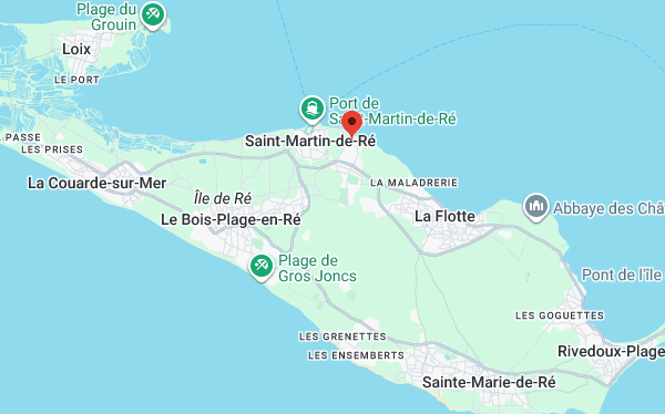 Localisation Saint Martin de Ré